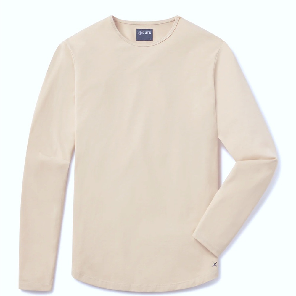 Cuts | AO Long Sleeve Curve-Hem Tee